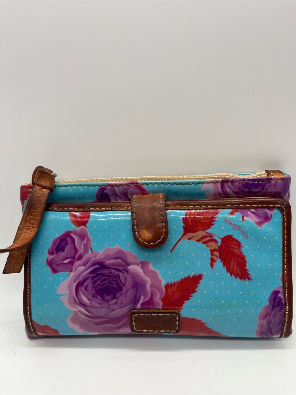 Consuela MiMi Slim Wallet Rare Flower Power Pattern
